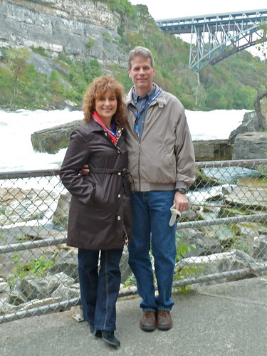 Deb & Gary by White Water Walk, Niagara Falls