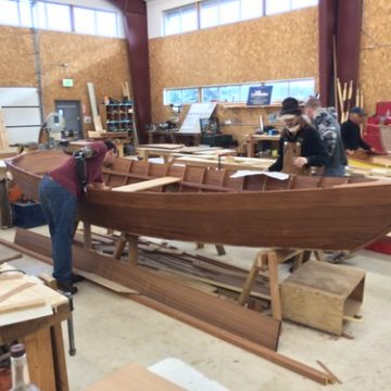 IMG_1819 - Port Hadlock WA - Northwest School of Wooden Boatbuilding - Instructor Ernie Baird section - Carvel-built Nelson D Gillett Beachcomber-15