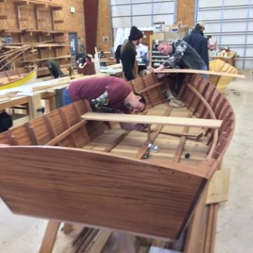 IMG_1821 - Port Hadlock WA - Northwest School of Wooden Boatbuilding - Instructor Ernie Baird section - Carvel-built Nelson D Gillett Beachcomber-15
