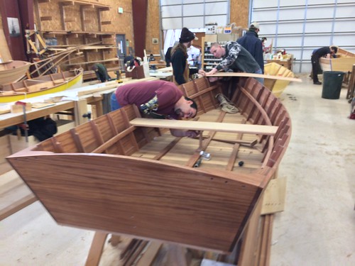 IMG_1821 - Port Hadlock WA - Northwest School of Wooden Boatbuilding - Instructor Ernie Baird section - Carvel-built Nelson D Gillett Beachcomber-15