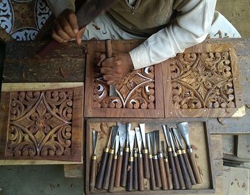 Chiniot wood carving