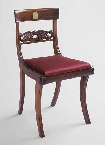 Scroll-Back Klismos Side Chair with Grecian Front Legs LACMA M.82.125 (1 of 2)