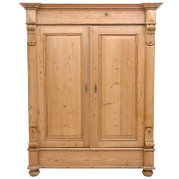 Antique Armoire in Pine from Europe, circa 1880