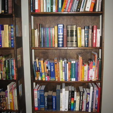 Our new bookshelves
