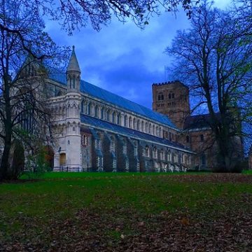 St Albans Cathedral Abbey, St Albans, Hertfordshire, England