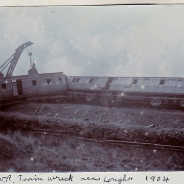 GWR Train Wreck at Loughor nr Llanelli Wales 3rd Oct 1904