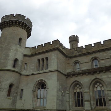 Eastnor Castle - turrets to the left