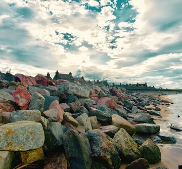 Fittie Beach Footdee  - Aberdeen Scotland 29/7/17