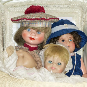 Old dolls, Pioneer Acres Museum, Alberta