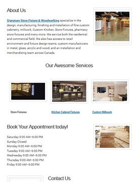 Signature Store Fixture & Woodworking
