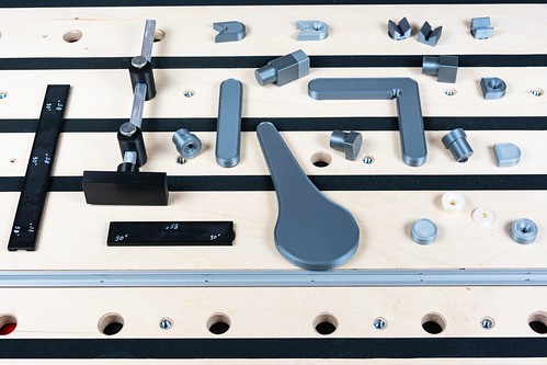 010 20mm Bench Dog Set with Levers, Cams, Stops, etc