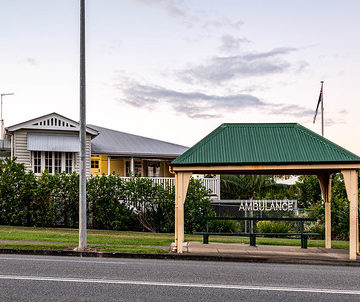 The Old Mitchelton Police Station & A Brisbane Bus Shelter (South East Queensland, Australia)