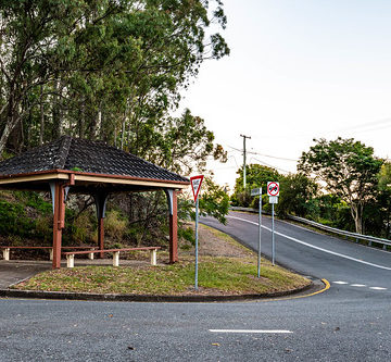 A Stuartholme Road Waiting Shelter (Bardon, Queensland)