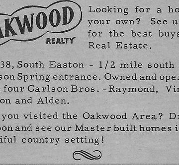 Washington Street, 700, Oakwood Realty, r 700 Washington St., Easton, MA, source, Green Flyer, info, Easton Historical Society