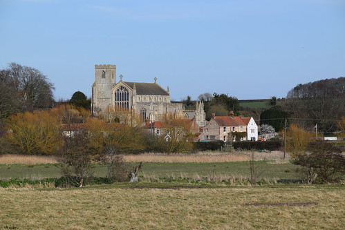 Cley-next-the-Sea from Wiveton churchyard