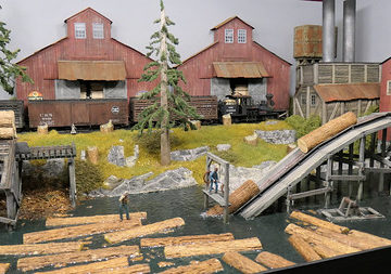 Loco 2 Passes the Lumber Mill