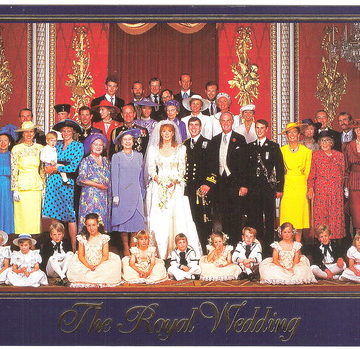Wedding of Prince Andrew and Miss Sarah Ferguson in 1986. And Subsequent Events.