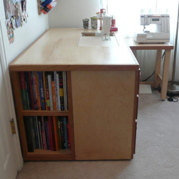my new sewing table