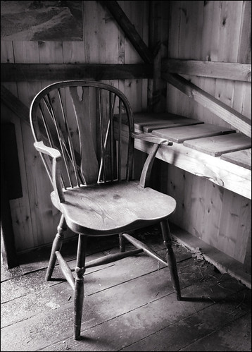 Chair in shed