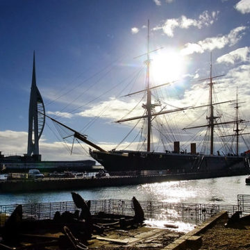 Portsmouth contre-jour