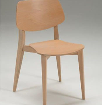 Stacking wooden Sidechair from netfurniture.co.uk