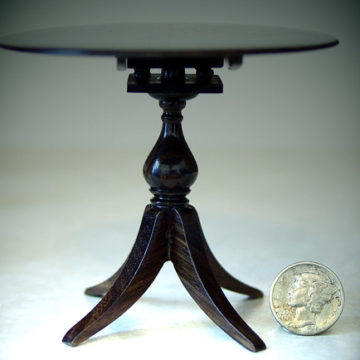 Miniature Tilt-top table