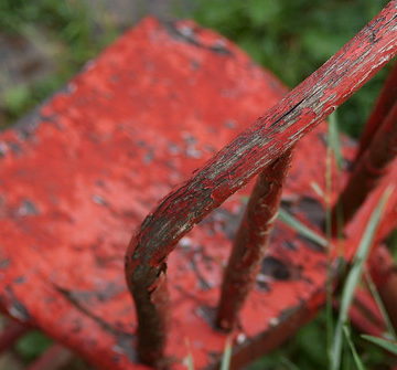 Chippy Red Chair
