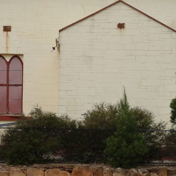 Hallett. The first Institue built in 1879. Became the Anglican Church in 1932 when the front windows were given a Gothic appearance. Sold to RSL Club in 1953 when a second Anglican Church was built elsewhere in the town.
