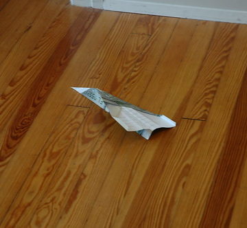 This is a paper airplane...