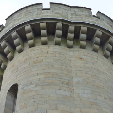 Eastnor Castle - Upper Terrace - turret