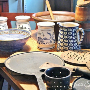Traditional Sorbian (Wendish) household items, local history museum, Dissen-Striesow