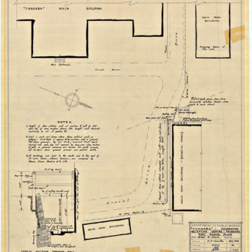 Yungaba Immigration Reception Centre, Brisbane, Part Block Plan, 2 March 1949