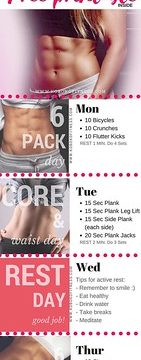 Ab Workout The Best 10 Day At Home Routine Free Printable