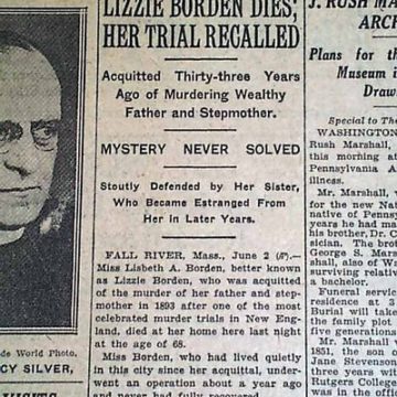 Lizzie Borden Dies 1927