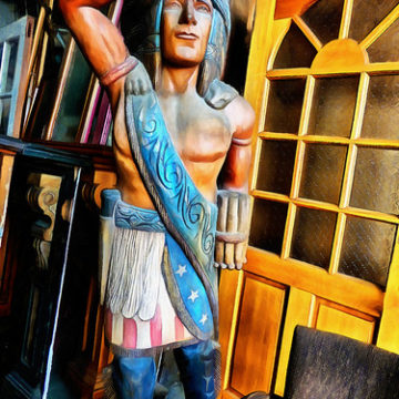 A Wooden Indian