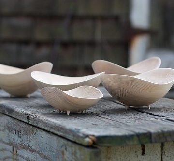 5 Spring Bowls Shaped and Sanded