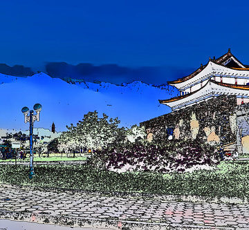 China - Yunnan - Dali - City Gate - 54g