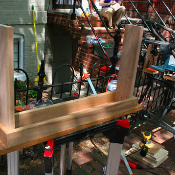 A bench in progress (and a slew of tools)
