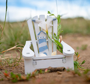 Little wooden chair in the field - My entry for todays
