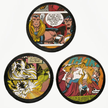 Thor - Decoupaged Comic Book Magnets