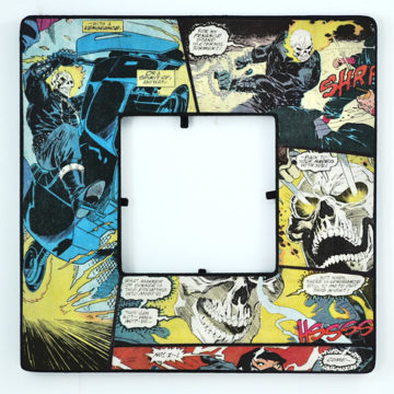 Ghost Rider - Decoupaged Comic Book frame