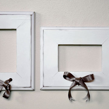 Ribbon Laced Picture Frames 2
