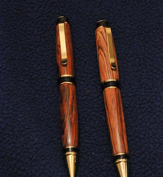 rosewood pen and pencil