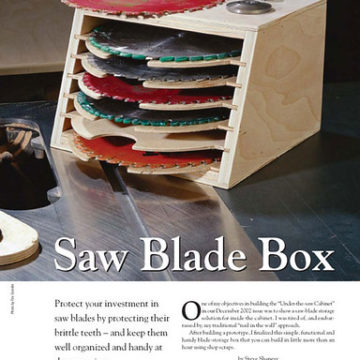 Saw Blade Box
