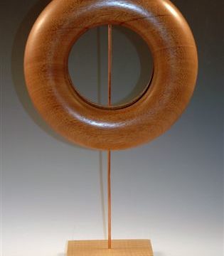 Mohogany Sculpture by Steve Shanesy