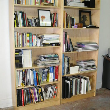 Custom Maple Bookshelves - View 2