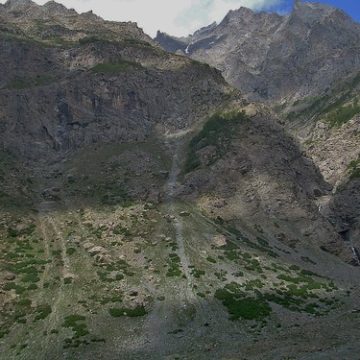 Mountain Slope in Upper Ushu Valley, Swat, Pakistan - July 2006