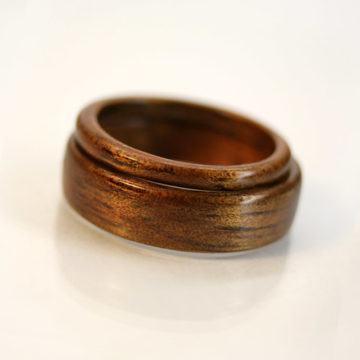 Hawaiian Koa Wooden Ring Set