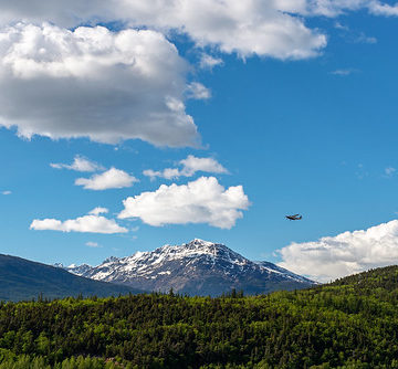 Small Plane Over Skagway