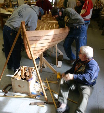 Port Hadlock WA - Boat School - Small Craft - Framing a Grandy Skiff